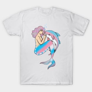 Transgender LGBTQ+ Pride Mermaid T-Shirt